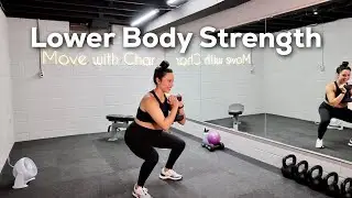 Day 1: Lower Body Strength Workout (Hamstrings & Glutes) 3rd Trimester - Move with Char