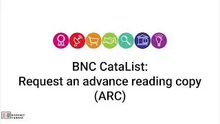 CataList tutorial: Request an advanced reading copy (ARC)