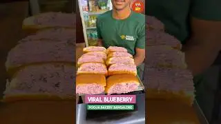 Most Viral CreamBun Bangalore Famous Pooja Bakery since 1988 #bangalore #streetfood #southindianfood
