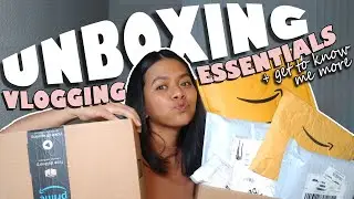 UNBOXING!! MY VLOGGING ESSENTIALS / EQUIPMENTS + GET TO KNOW MORE ABOUT ME!! | Benicey