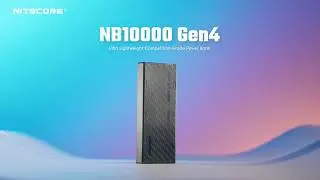 A 143g Power Bank? Seriously?丨Ultra Lightweight Competition-Grade Power Bank！丨NB10000 Gen4丨NITECORE