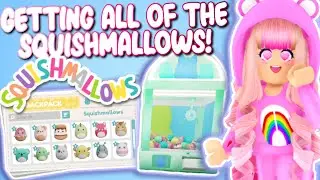 I GOT ALMOST ALL OF THE SQUISHMALLOWS IN ROBLOX! ROBLOX SQUISHMALLOW HUNTING!