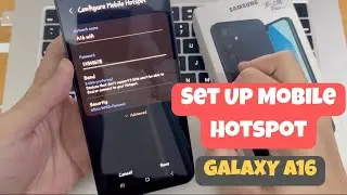 Как настроить мобильную точку доступа на Samsung Galaxy A16