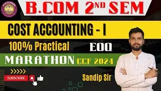 #bcom 2nd Sem  Cost & Management Accounting - I  EOQ  & Level of Material | #VTSClasses