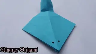 Stingray origami | How to make an origami stingray | Origami stingray tutorial | origami easy