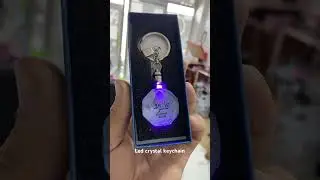 Crystal Led keychain | Customized led crystal Keychains