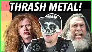 THRASH Metal Bands RANKED (Megadeth, Metallica, & MORE!)
