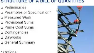 Bills of Quantities