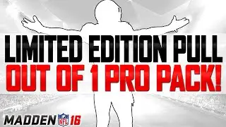LIMITED EDITION PULL OUT OF ONE PRO PACK! | Game Changer Pack Opening! | MUT 16