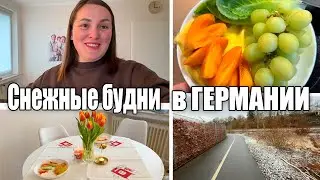 НОВЫЙ ЭКСПЕРИМЕНТ С ЕДОЙ 🥗 ПРОДАЖИ НА VINTED И СНЕЖНЫЕ БУДНИ В ГЕРМАНИИ​​​​​​​​​​​​​​​​