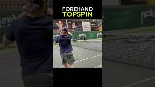 How to Hit a Topspin Tennis Forehand (The Exercise You Need) #tennis #tennisforehand #forehand