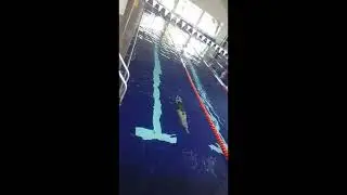 Kenna Austin 8 years old - Underwater Backstroke training