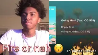 DRIPPY TONE - GOING HARD REACTION | FIRE OR TRASH ?!?