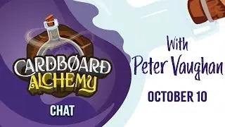 Cardboard Chat with Peter Vaughan 10/10: Chat to a Board Game Publisher!