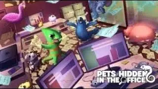 Pets Hidden In The Office ★ 100% Playthrough ⭐ #Achievements 💛 XSX
