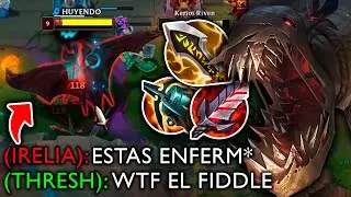😱¡WTF! USO el *FIDDLESTICKS CRITICO* y MI EQUIPO PIENSA QUE TROLLEO HASTA QUE LES CARREO!