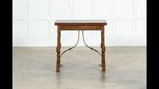 Spanish Oak Card Hall Table