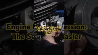 Engine Decompression: The Secret to Easier Starts! #mechanic #trending #automobile #decompression