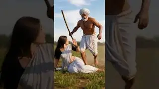 Brave Girl Saves an Eagle 🦅...emotional story😔  ||😭❤️ #ai #cartoon #eagle #sorts
