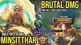 MINSITTHAR BEST BUILD 2026 | BUILD TOP 1 GLOBAL MINSITTHAR GAMEPLAY | MOBILE LEGENDS✓