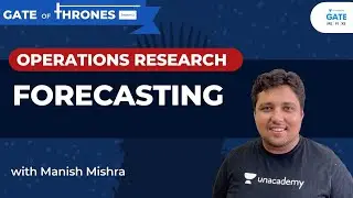 Forecasting Techniques Quest-2  | Operations Research | GATE 2022  | Manish Mishra