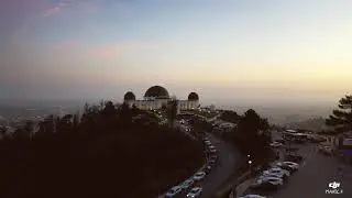 Griffith Observatory after sunset