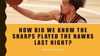 How did we know the sharps played the Hawks last night? #sportsbetting #nba