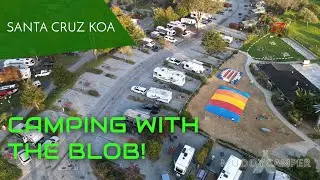Santa Cruz KOA Campground Walkthrough & Drone Tour (Bounce Blob + Pool + Playgrounds!)
