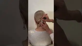 Как создать шикарную прическу с бантом ✨ Простая техника!