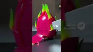 Dragon fruit jelly cutting #asmr