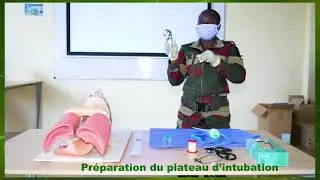 Cas pratique: préparation du plateau d'intubation