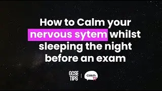 How to calm your Nervous System the night before an exam - Calm Music, Meditation.