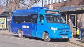 *Nice Axle* Diamond Bus: Mercedes-Benz Sprinter Ilesbus i-City - 112 to Branston