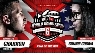 KOTD BATTLE RAP:CHARRON VS BONNIE GODIVA{FULL BATTLE WITH REACTION}