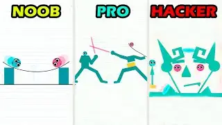 NOOB vs PRO vs HACKER - Love Balls