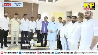 Bidar News | Mannan Seth Welcomed MLC Abdul Jabbar, Anwar Basha, & Khalid Ahmed At His Residence.
