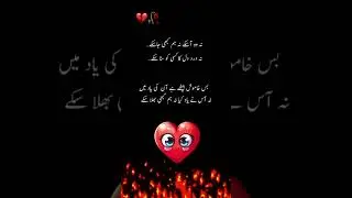 Sad lines ❤️🥀 #Shayariurdu #poetry #shayari #urdu #shorts #video