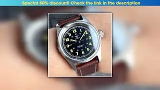 Best Seller Tandorio 36mm Fashion 20BAR Automatic Dive Pilot Watch for Men Ladies NH35/PT5000/Miyot