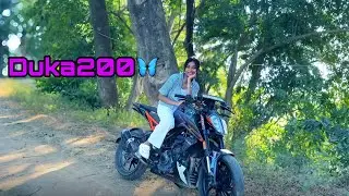 Cute 🥰 girl, edit bike video noise, 😱390 Duke blue colour, nice edit