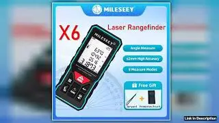 Mileseey MINI Laser Distance Meter X5 X6 Rangefinder Finder Handheld Trenas Measure Accurate Angle