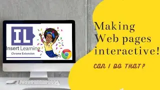 How to make any web site interactive| Web Pages Interactive With Insert Learning