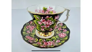 Vintage ROYAL ALBERT Provincial Flowers MAYFLOWER Duo Tea Cup & Saucer Set