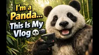 I&rsquo;m a Panda&hellip; and This Is My Wild Life Vlog 🐼📷 | Real Wildlife Selfie Video