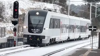 Pomorska Kolej Metropolitalna spalinowe zespoły trakcyjne Newag SA138-001 & SA138-003 Zima 2026
