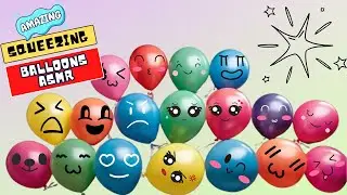 TICKLE TICKLING Latex FUNNY SLIME BALLOON | STRETCHING | ASMR BALLOONS Rubbing Sound Effect