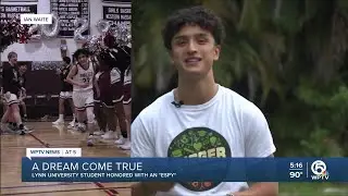Lynn University student set to receive ESPY award for leadership