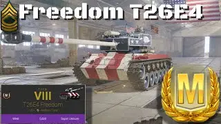 Freedom T26E4 Ace Tanker Battle, World of Tanks Console.