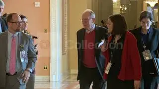 Senator Lamar Alexander arrives for Trump impeachment trial