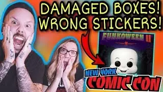 Box Damage and Wrong Stickers? | NYCC 2020 Funko Pops | Funkoween 2