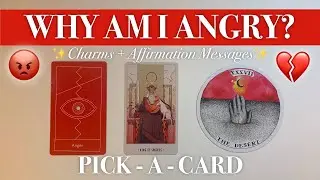 😥 WHY AM I FEELING ANGRY? 😡💔 I PICK A CARD ✨*In Depth Timeless Tarot Reading* ✨